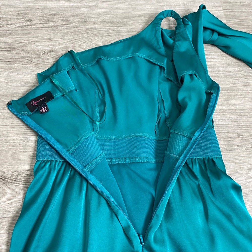 Aqua Cocktail Dress - Picture 10 of 12